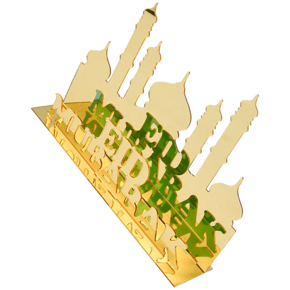 

Mubarak Ramadan Sign Decors Eid Decorations Table Desktop Ornament Festivals Ornaments