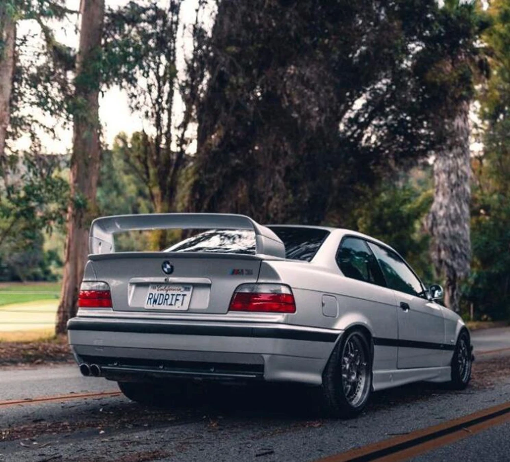 

Спойлер для BMW E36 M3 1990-2000 BMW M3 series GT стильный Спойлер E36 Series 3 coupe ABS пластиковый Неокрашенный задний спойлер крыло