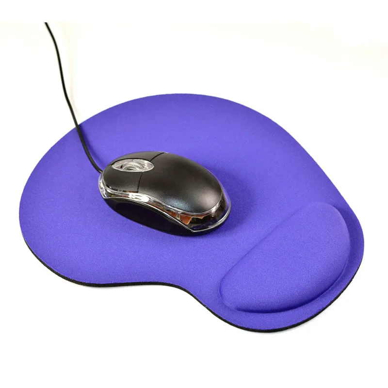 

2022.New Small Feet Shape Mouse Pad Support Wrist Comfort Mat Soild Color Computer Games Mousepad Creative EVA Soft Mouse Pad 1