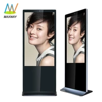 55inch floor stand android touch screen kiosk display totem 55 inch 4k vertical lcd monitor
