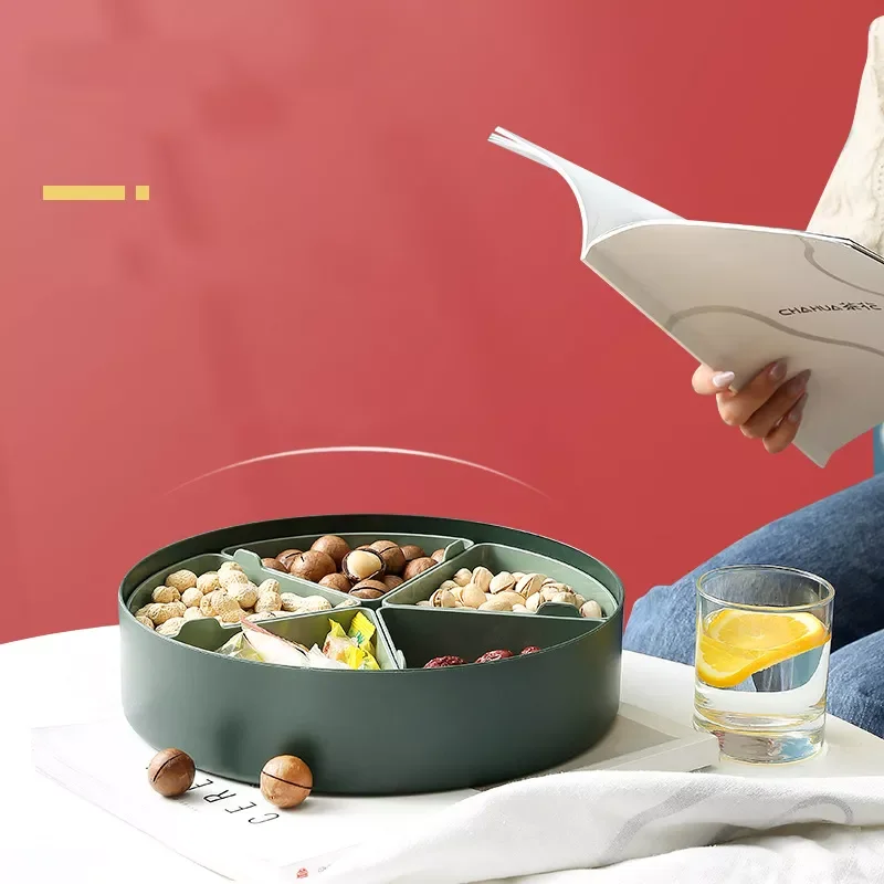 

Креативный поднос для конфет, поднос для конфет, домашний кофейный столик, китайский новый год, закуски, коробочка для высушенных фруктов из...