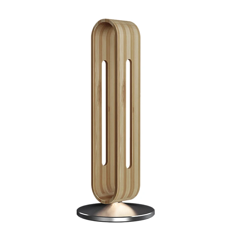 

Creative Wooden Earphone Holder Natural Bamboo Wood Wearable Earphone Display Stand Suitable for Computer Desktop,Gray