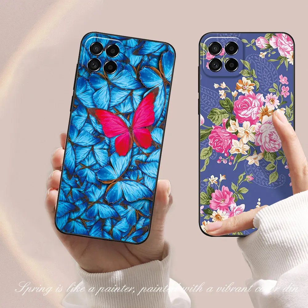 Фото Черный матовый мягкий чехол для Samsung Galaxy M33 №2