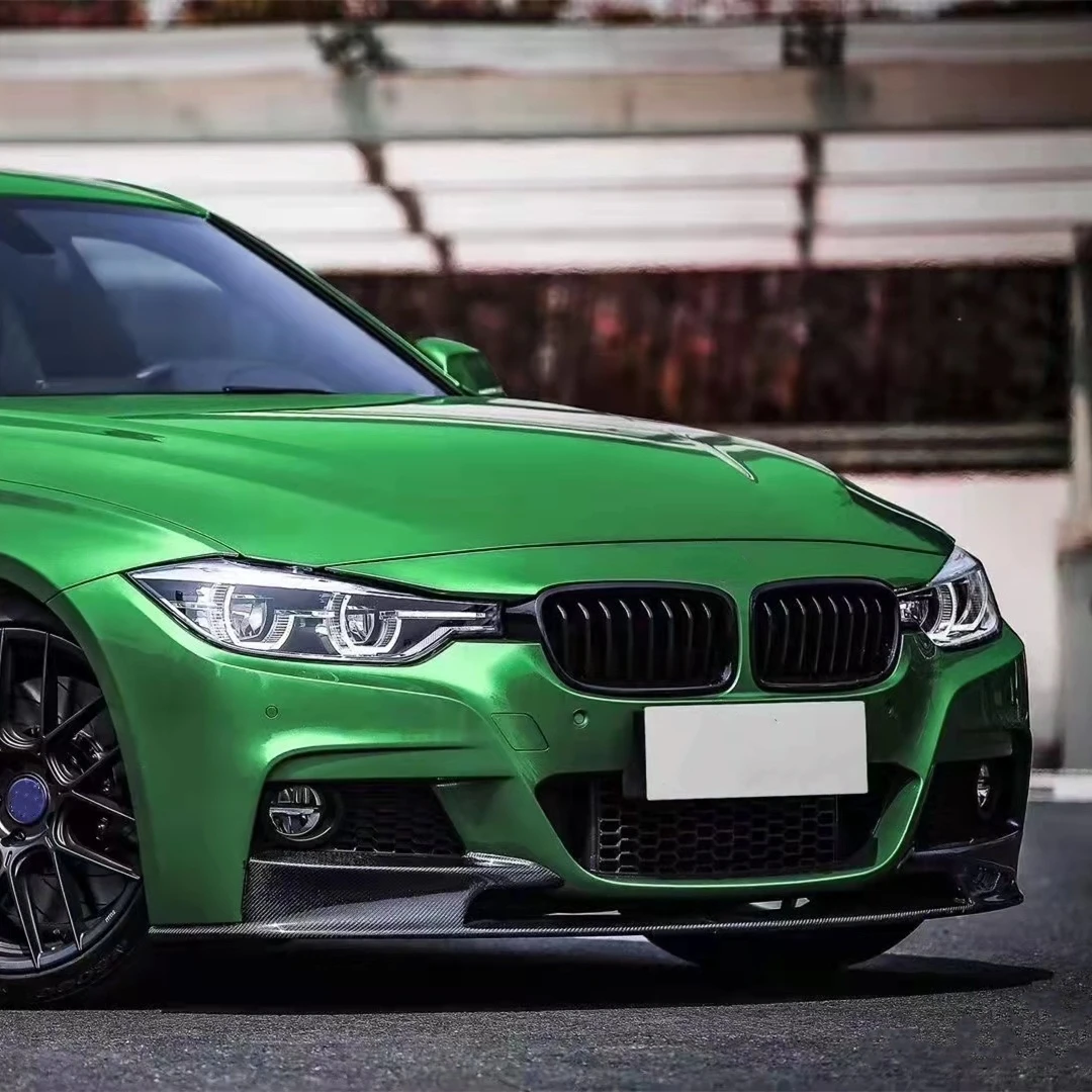Блеск АБС/карбоновые передние бамперы разветвители спойлер для губ BMW F30 F31 F35 M-Pack M