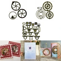 cutting dies window reveal spin round insert mini tag banner die cut diy crafting paper cards scrapbooking making template
