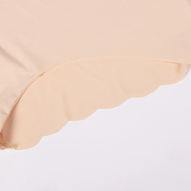 3 шт./лот женские бесшовные трусики однотонное ультратонкое нижнее белье
