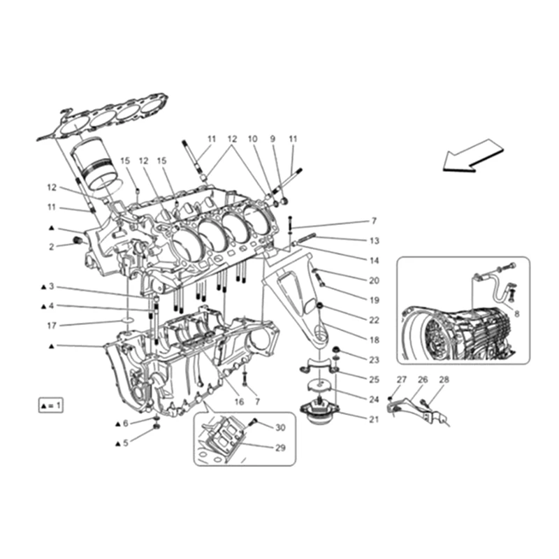 Для Maserati Grancabrio Granturismo Quattroporte поддержка двигателя гибкая накладка детали