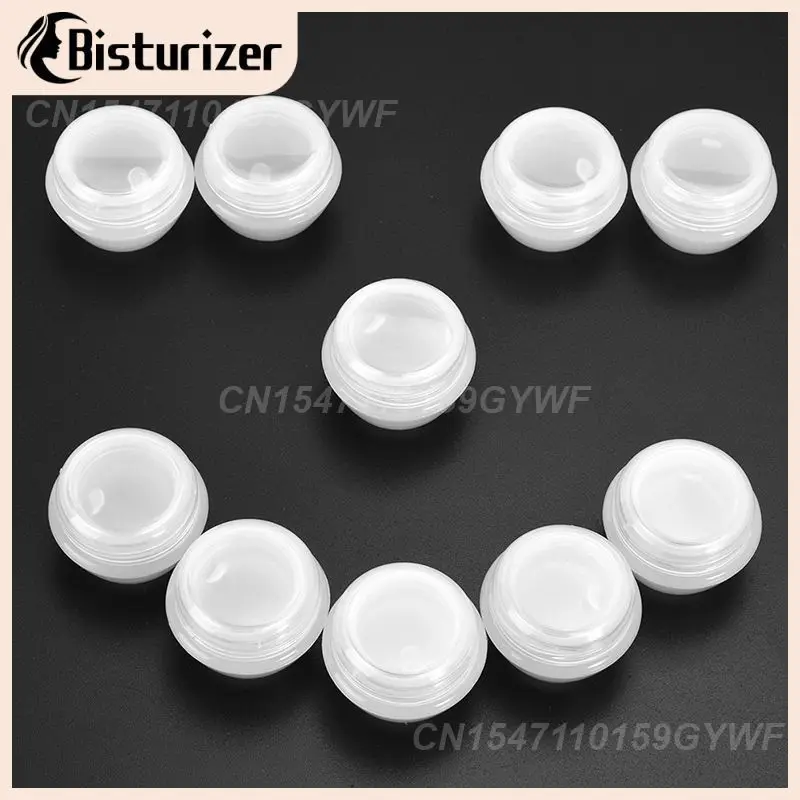 

Прозрачная пластиковая упаковочная коробка для губной помады, 10 шт., дорожная бутылка, коробка для крема для лица, пустая компактная бутылка