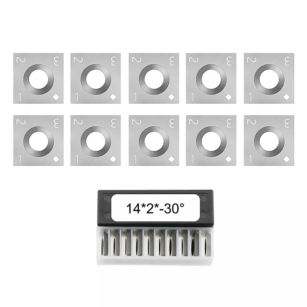 DIY Crafts Woodworking Projects Replacement Cutter Inserts 14mm Square X 2mm 10 Pieces Per Box