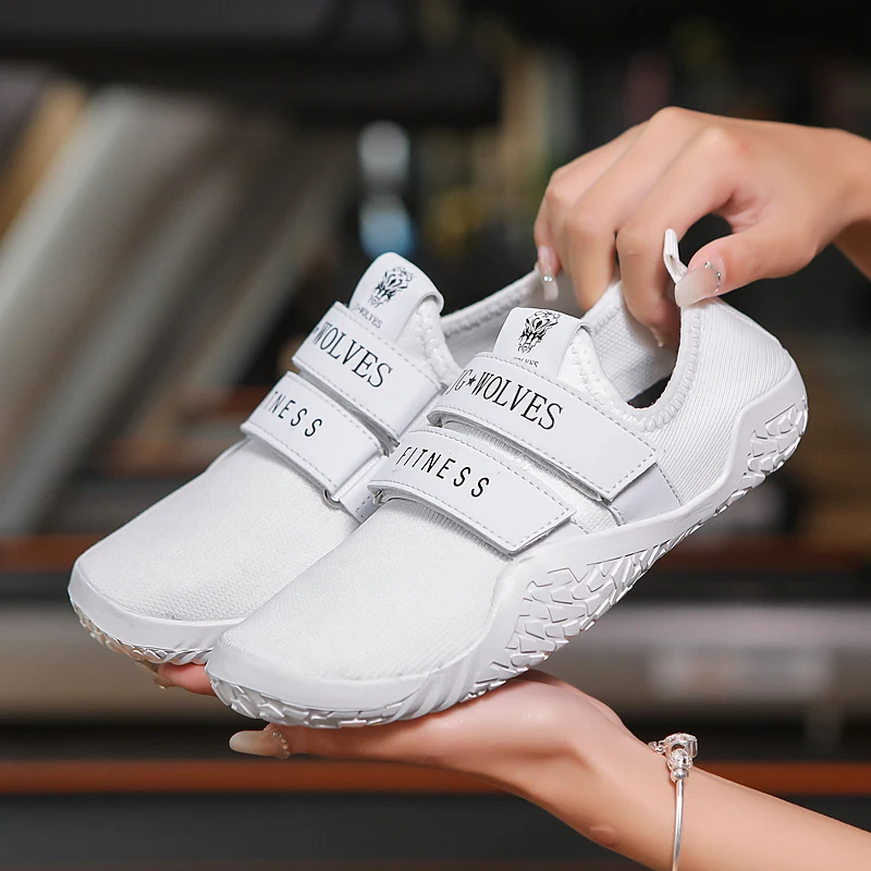 New 35-47#  Sumo Shoe Unisex Gym Lightweight Sports Hard Pull Squat Training Shoes Pro Hook & Loop Weightlifting Shoes