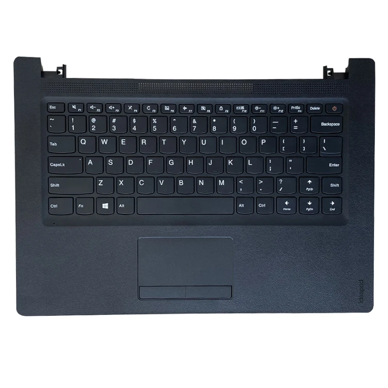 

Новая английская/Американская Клавиатура для ноутбука Lenovo IdeaPad 110-14IBR, черная клавиатура с черной подставкой для рук, верхней крышкой и сенсо...