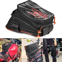 goldfire universal motorcycle tank bag gas oil fuel tank saddle quick release strap mount tank bag with strong reflective strap