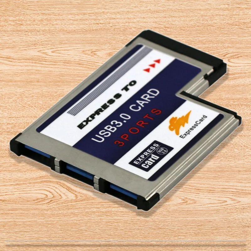 Top-USB 3.0 Express Card 3-портовая карта расширения 34/54 мм адаптер-конвертер USB3.0 к Expresscard для