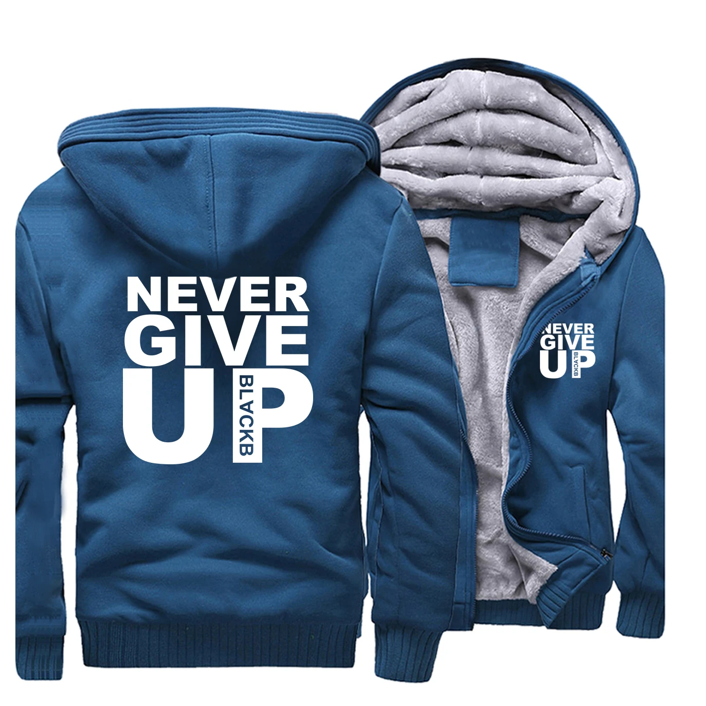 

Winter New Mo Salah You'll Never Walk Alone Men's Coat Never Give Up Liverpool Man Cotton Windproof Jacket Casual Hoodies