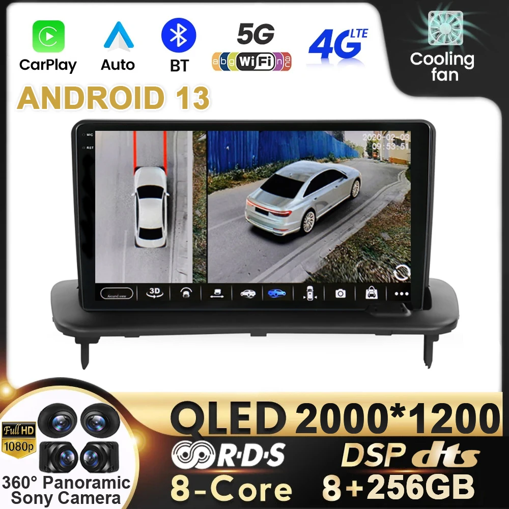 

Car Radio Android 13 For Volvo S40 II 2 MS 2004 - 2012 C30 I 1 2006 - 2013 C70 II 2 2005 - 2013 Navi Auto Muldimedia Player QLED