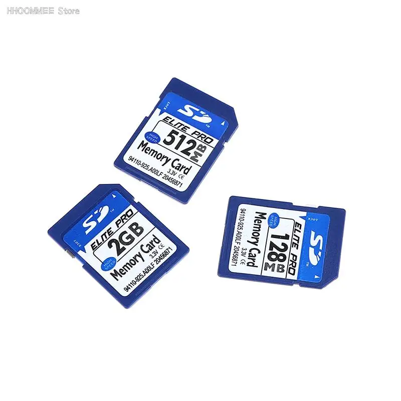 1pc SD Card 128M 256M 2GB Flash Memory Card Camera Card  Standard Card Secure Digital Memory