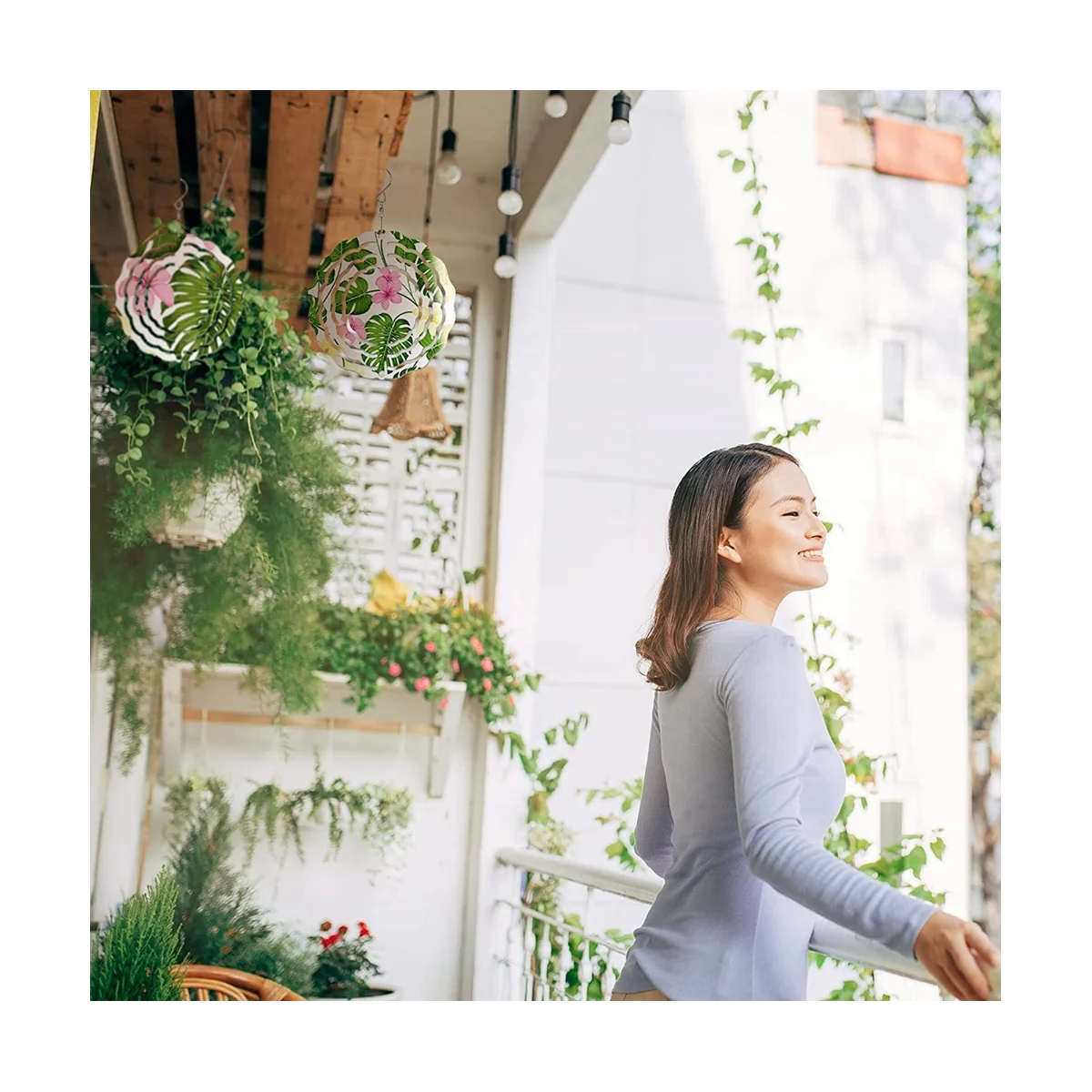 

6Pack 3 Inch Sublimation Wind Spinner Blanks 3D Wind Spinners Hanging Wind Spinners for Indoor Outdoor Garden Decoration