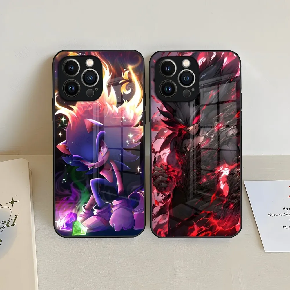 Чехол для телефона Sonics the H-HedgehogES iPhone 15 13 14 12 11 Pro XS Max Plus Mini X XR 8 7 6s SE2020 чехол из