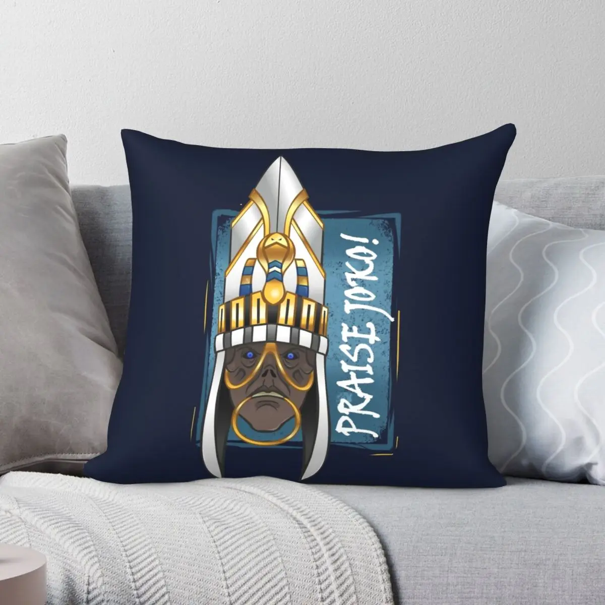 Декоративная Подушка на молнии, из полиэстера и льна Декоративная Подушка на молнии, из полиэстера и льна