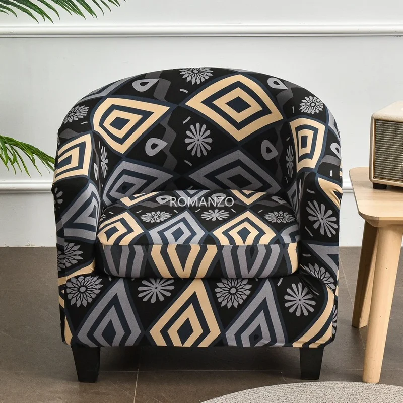 Новинка чехол для кресла с одним клубным дизайном раздельная полноразмерная