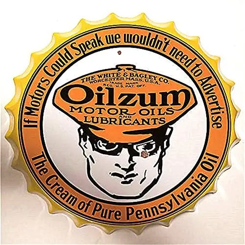 Королевский жестяной знак крышка для бутылки металлический бензиновый газ