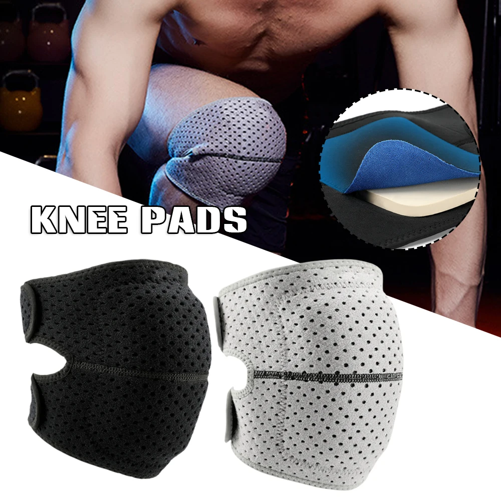 

Knee Pad Eva Thickening Breathable with Sticker for Men Women Cycling Running Breathable Mesh for Sports Volleyball Knee Pads