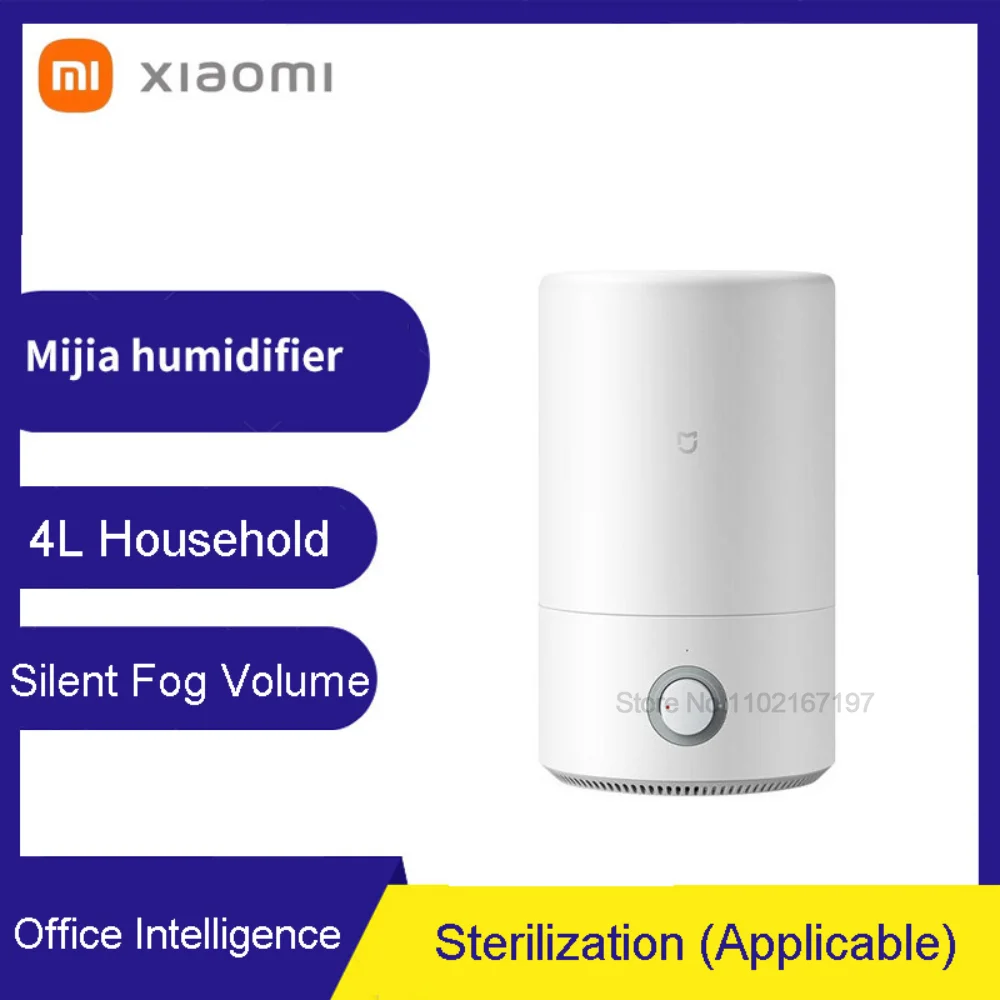 XIAOMI Mijia Humidifier 4L Smart Air Purifier Essential Oil Ultrasonic Mist Maker Quiet Aroma Diffuser Machines for Office Home