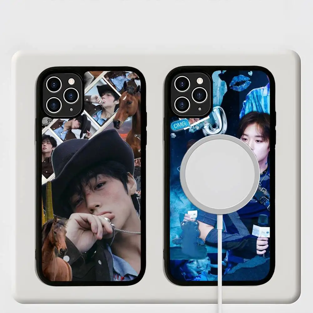 Фото Чехол для телефона Singer P-Park Ji H-Hoon для Magsafe, для iPhone 17, 16 Pro Max, 15, 14 Plus, 13, 12, 11, с беспроводной зарядкой №4