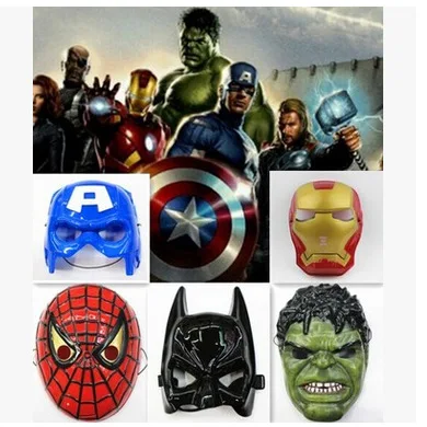 

Avengers Iron Man Batman Captain America Mask Hulk Spider-Man Movie Theme Mask
