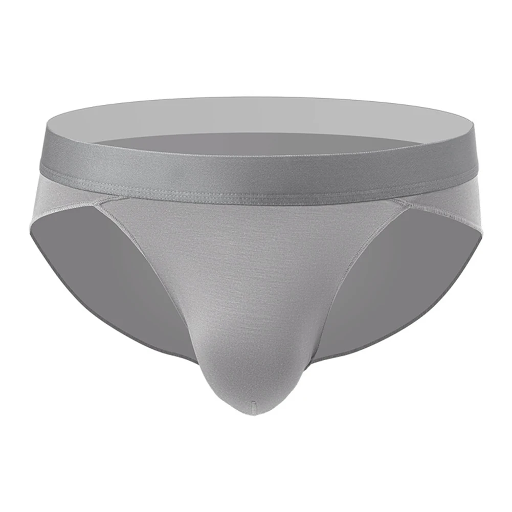 

Men Breathable Modal Underwear Briefs Male Bikini Gay Shorts Panties Bulge Pouch Soft Underpant Summer Thin Breathable Trunks A5