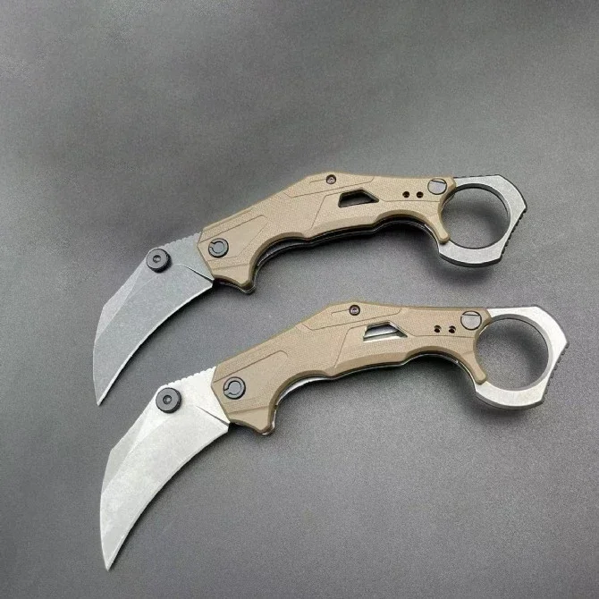 Kes 2064 складной нож с когтями 8Cr13Mov карманный лезвие для кемпинга охоты тактический