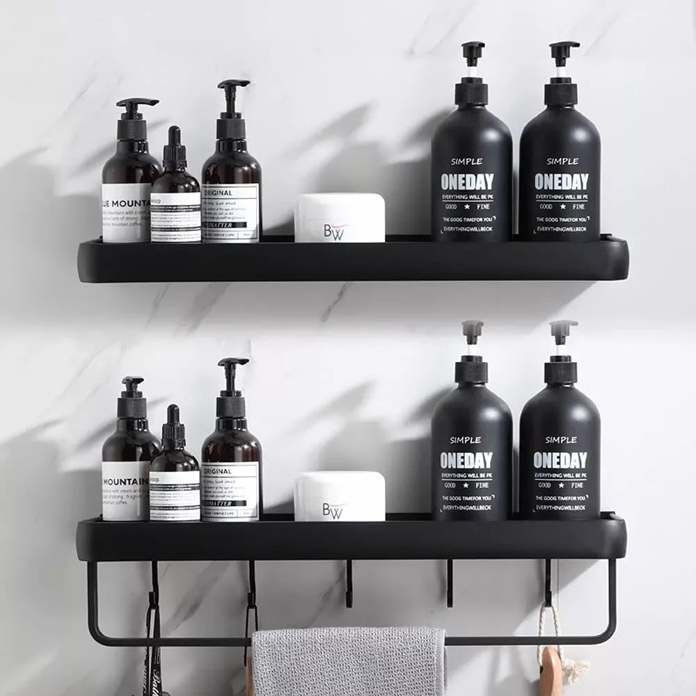 

Shelf полка для ванной Shower Storage Rack With Towel Rod Shampoo Tray No-drill Kitchen Spice Holder Toilet Organizer