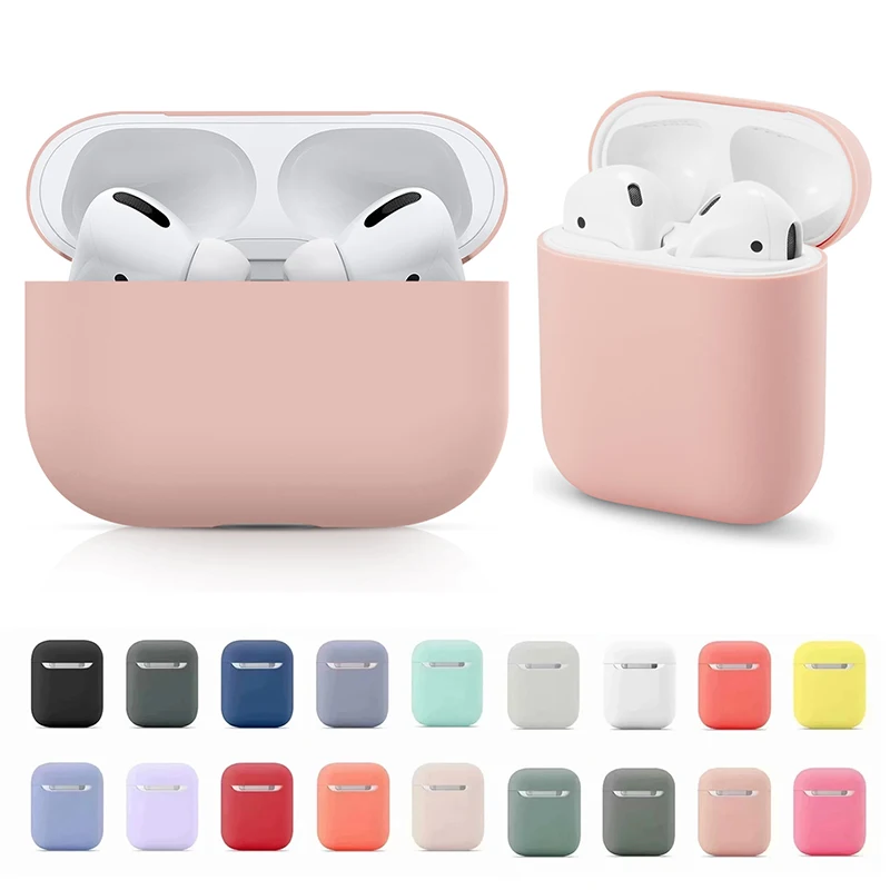 

Силиконовый чехол для беспроводных Bluetooth наушников Apple AirPods Pro, защитный, для 1/2