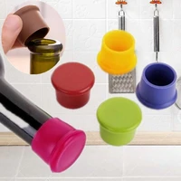 3 pcs silicone wine stoppers leak free wine bottle sealers for red wine and beer bottle cap kitchen accessories gadgets
