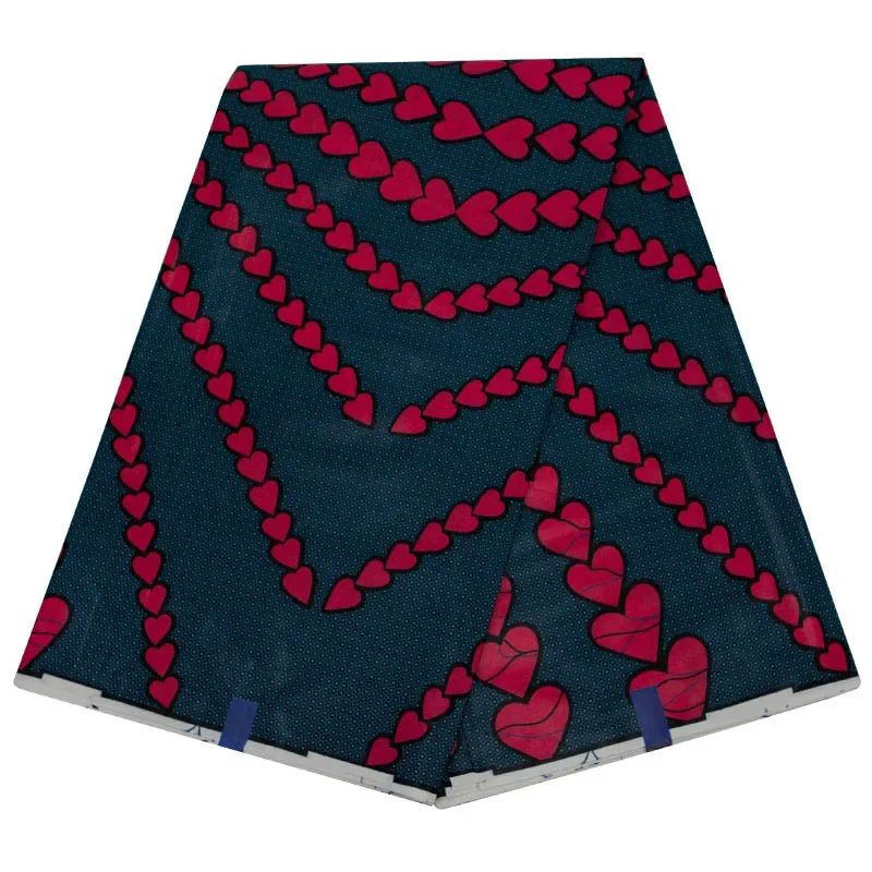 Африканская ткань 3/6 ярдов хлопковая с принтом Анкары для шитья поделок своими