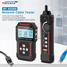 NOYAFA NF-8209S Network Cable Tracker Lan Measure Tester Network Tools LCD Display Measure Length Wiremap Tester Cable Tracker 