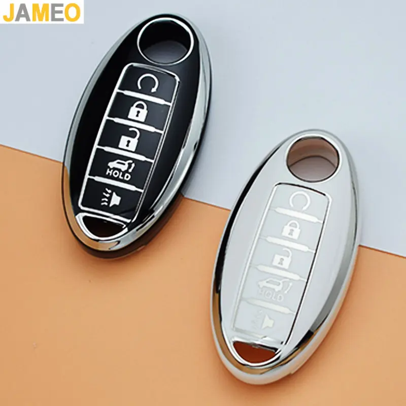 Чехол для автомобильного ключа для Nissan Qashqai Juke F15 J10 J11 X-Trail T32 T31 Tiida Pathfinder Pulsar Altima Maxima Infiniti QX50 QX60