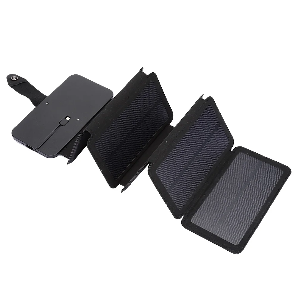 

Outdoor Foldable USB Solar Panel Mobile Bank Smart Phone Power Supply Charger Black(Black ) solar solar solar solar solar