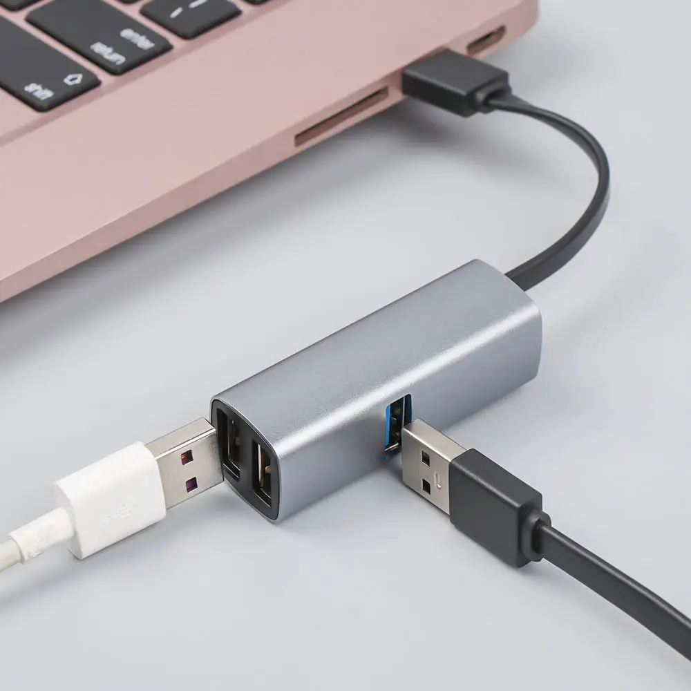 

Aluminium Alloy Data Transmission OTG Adapter High Speed USB 3.0 Splitter Type-C HUB USB HUB Docking Station