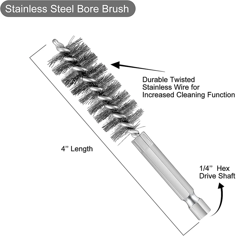 

12Pieces Of Drilling Brushes, Twisted Wire Stainless Steel Cleaning Brushes Of Different Sizes,For Electric Drill Impact