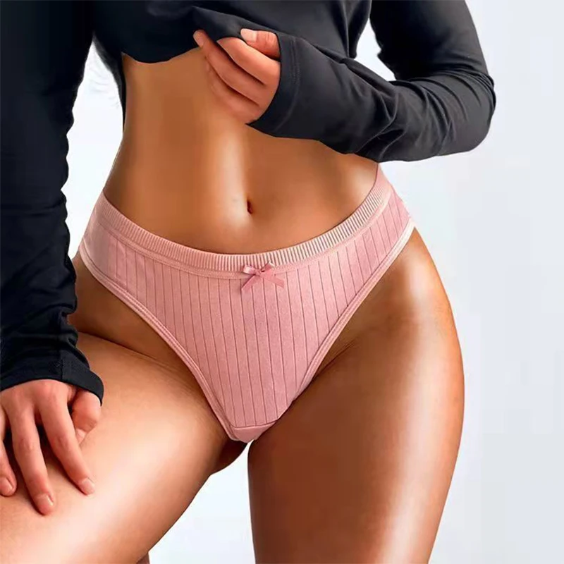 

Стринги, трусики, хлопковое женское нижнее белье, спортивные сексуальные трусики, нижнее белье, женские трусики, стринги, однотонные полоса...