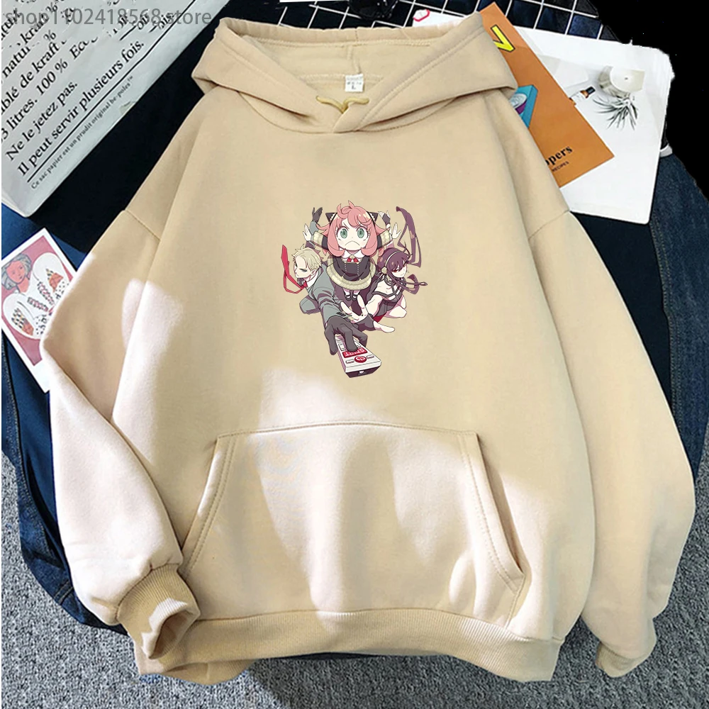 

Anya Smug Anime Spy X Family Hoodies Women Kawaii Sweatshirt for Girls/boys Streetwear Men's Plus Size Cartoon Clothes Harajuku