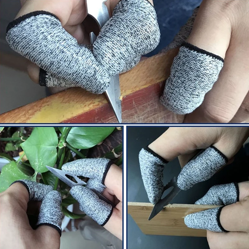 

5Pcs Cut Resistant Finger cot High Performance Level 5 Protection Finger Gloves