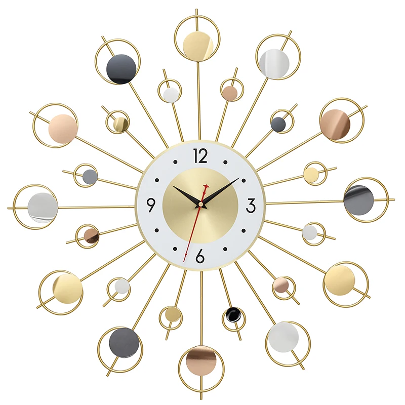 Креативные декоративные настенные часы роскошные большие современные