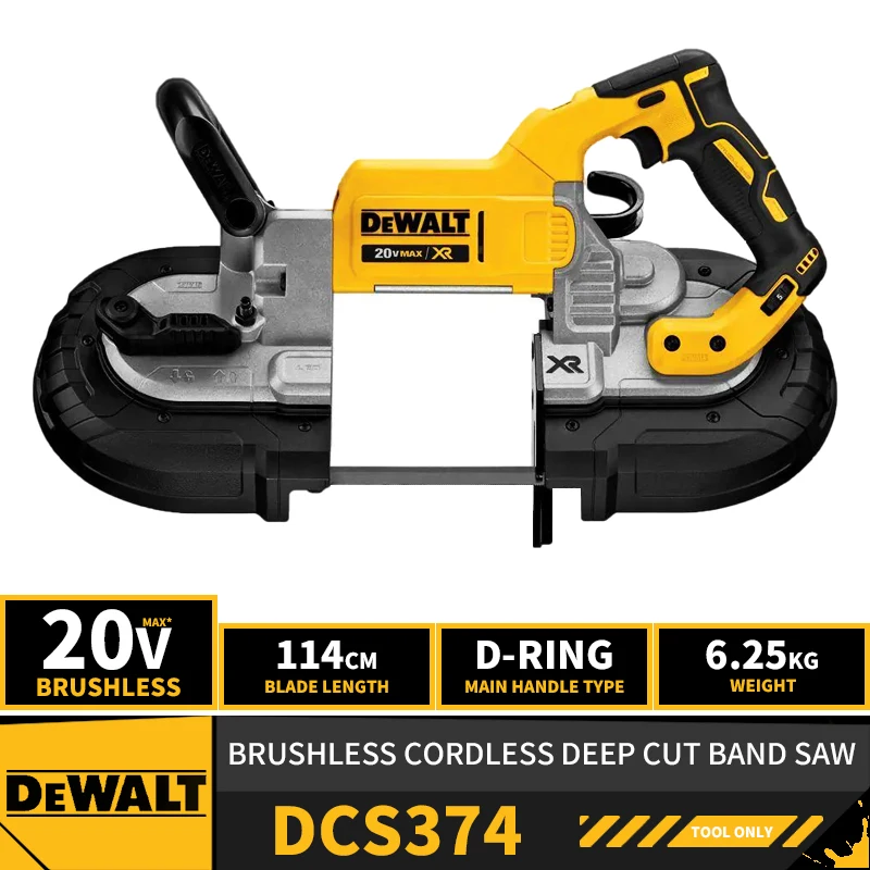 

DEWALT DCS374 Brushless Cordless Deep Cut Band Saw 20V Lithium Power Tools
