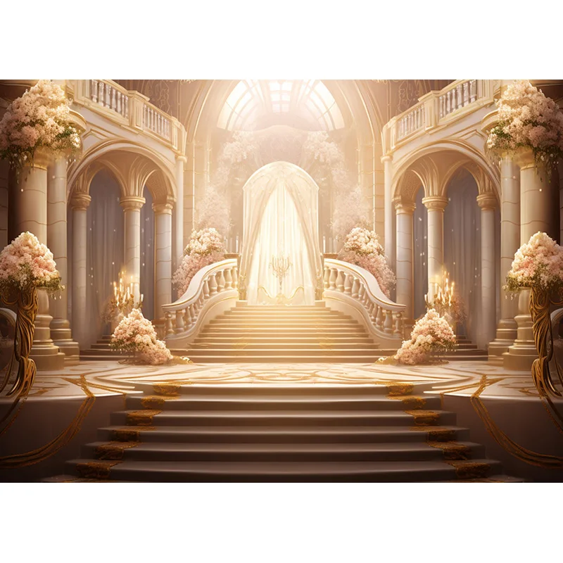 Фон для фотосъемки с цветочным принтом