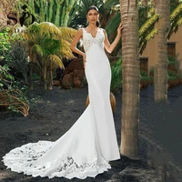 sodigne mermaid wedding dresses dubai 2022 lace appliques bridal dress custom made wedding gown vestidos de noiva plus size
