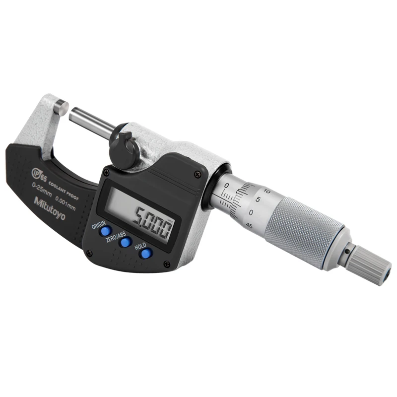 Высокоточный портативный цифровой микрометр Mitutoyo на складе японский трещотка