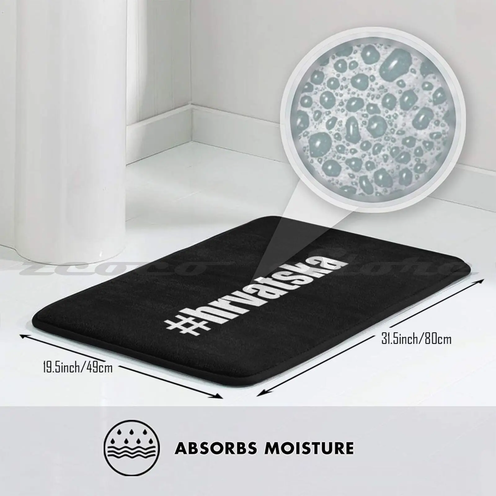 # Hrvatska Противоскользящий коврик для двери поглощения воды этническое