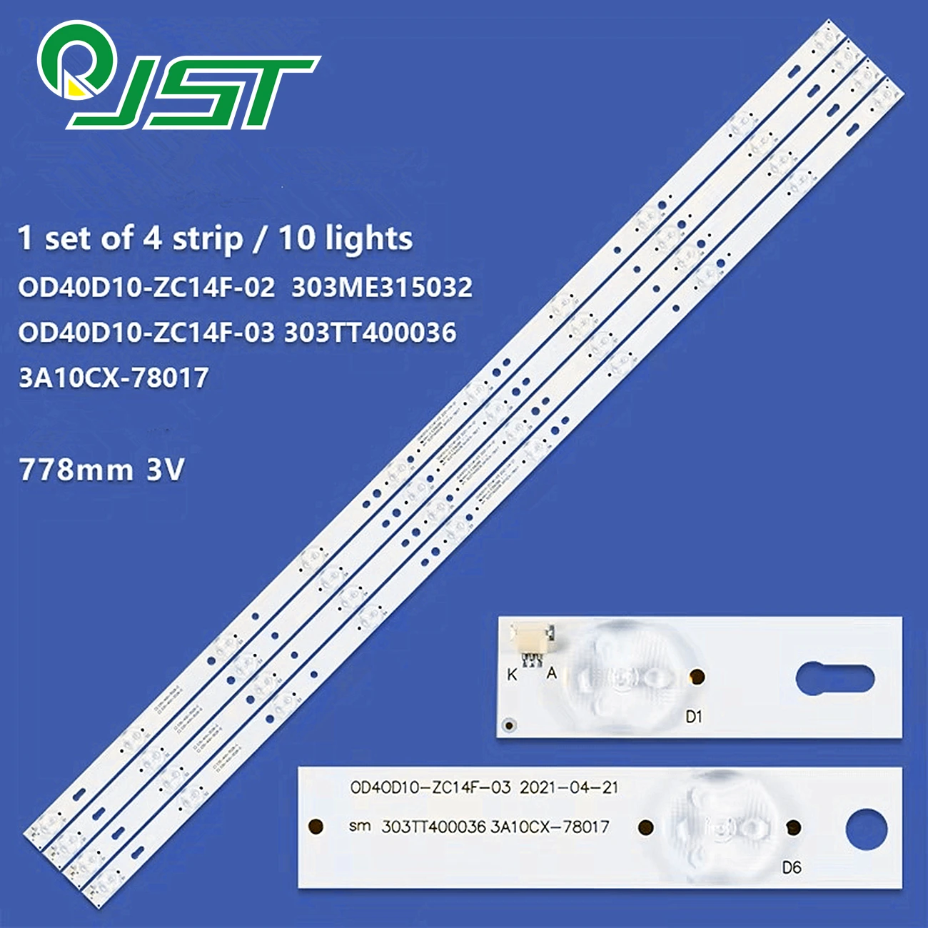 Светодиодный светильник L40F3302B OLT-40112 LC40T440FL LE40F16 OD40D10-ZC14F-02 303TT 400035